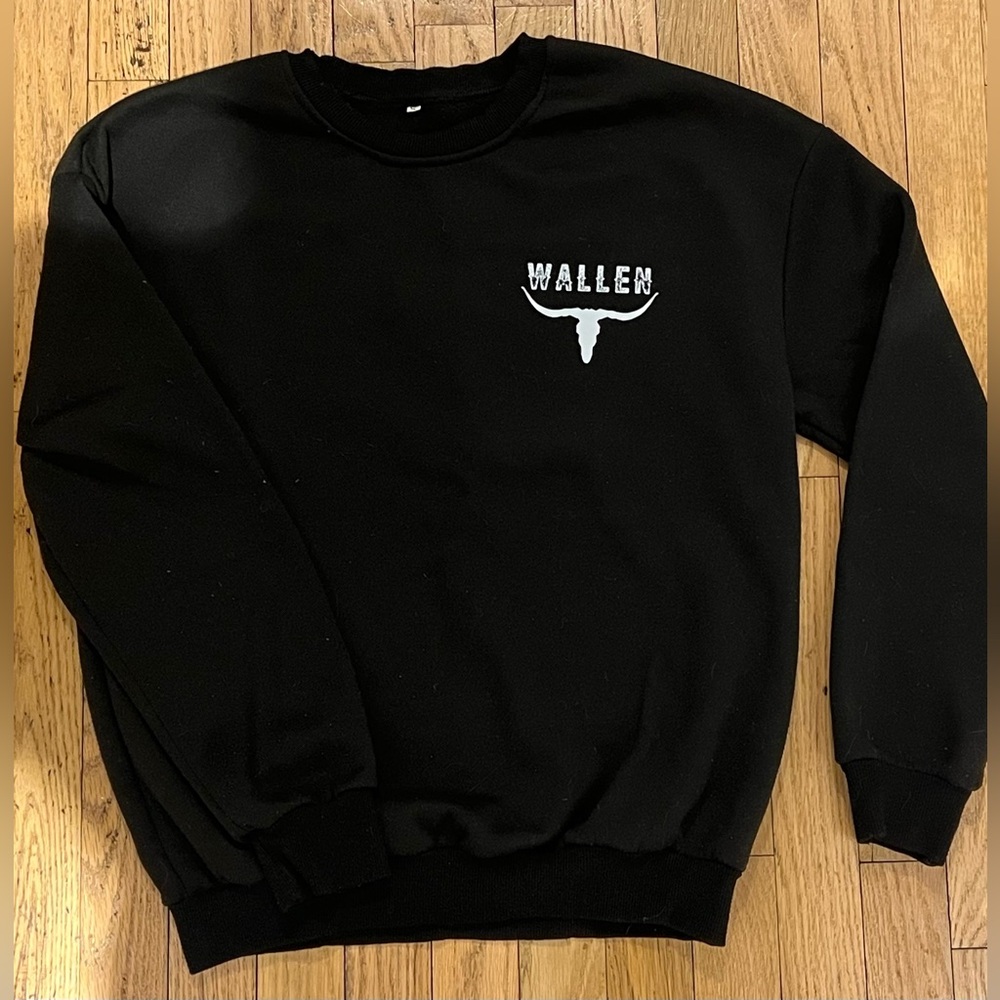 Women’s Black ‘WALLEN’ Sweatshirt S